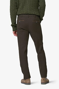 Gröna (olive) chinos med Micro Fantasy i modern passform (Meyer / Chicago)