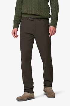 Gröna (olive) chinos med Micro Fantasy i modern passform (Meyer / Chicago)