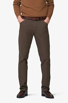 Gråbruna (stone) chinos med Micro Fantasy i modern passform (Meyer / Chicago)