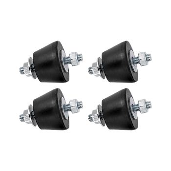 Ambista Konformade Vibrationsdämpare 40×25 mm (4 st i set)