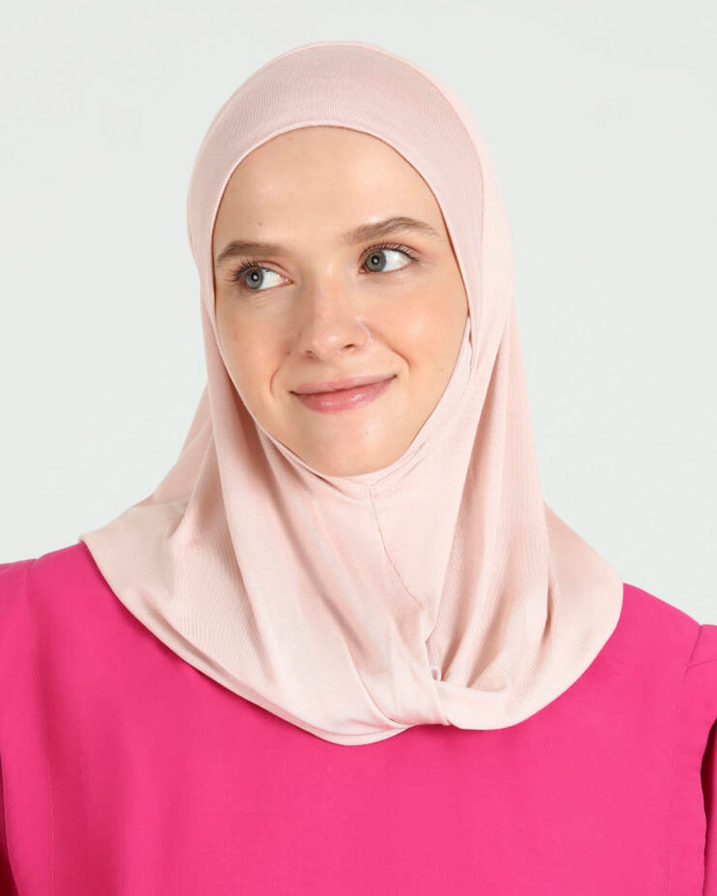 Hijab - Instant Square Jersey - Puderrosa - 2