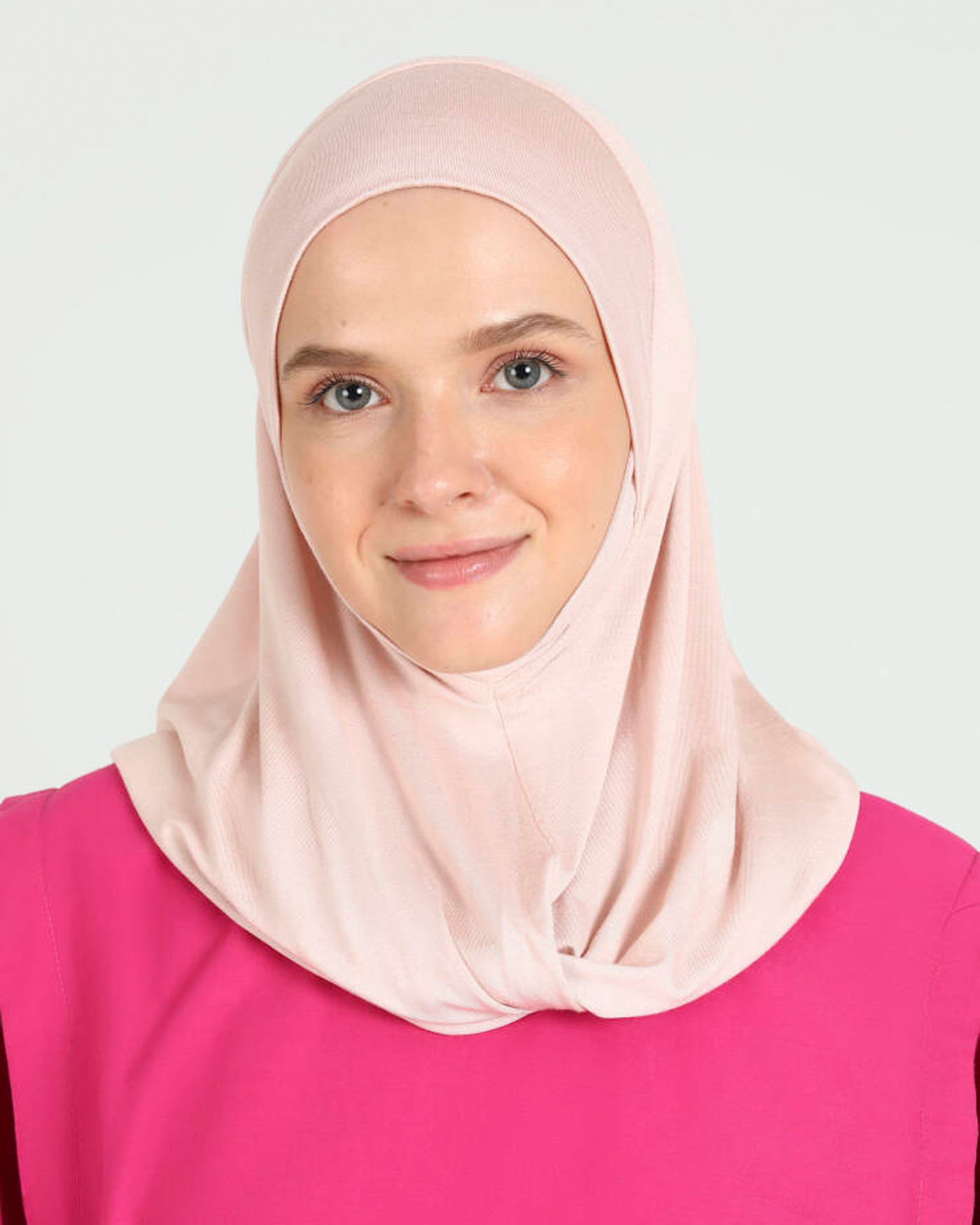 Hijab - Instant Square Jersey - Puderrosa