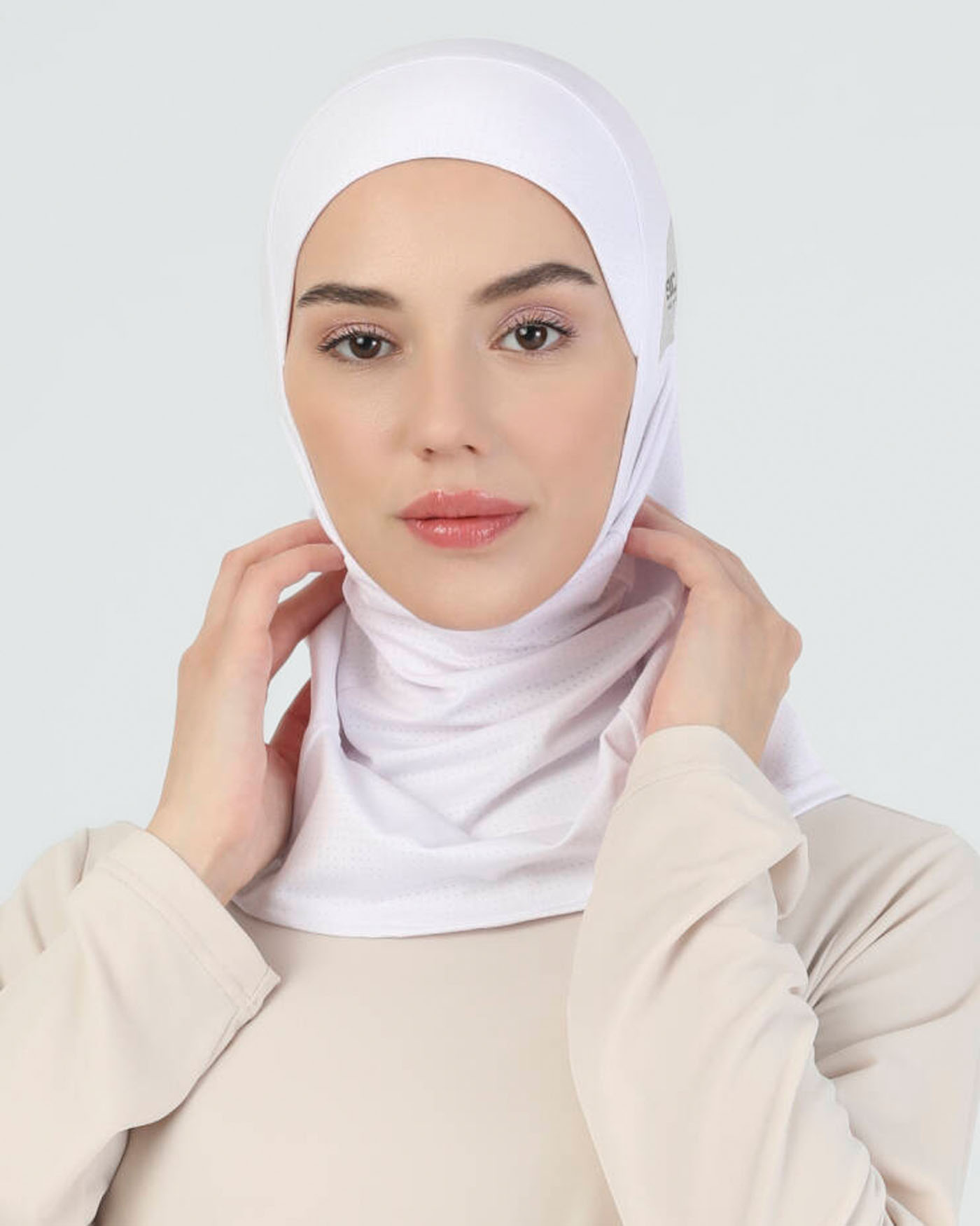 Sport Hijab - Airflow  - White - 4