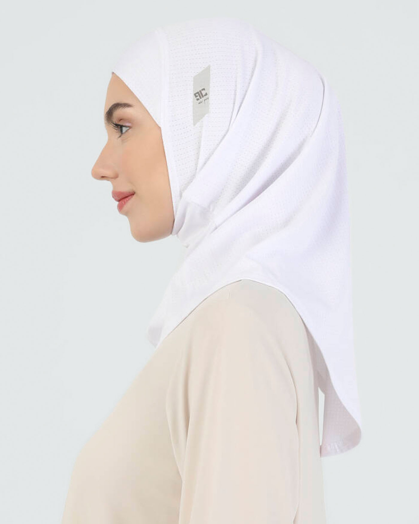 Sport Hijab - Airflow  - White - 2