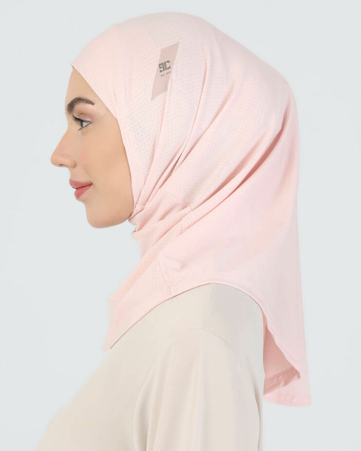 Sport Hijab - Airflow  - Powder Pink - 3