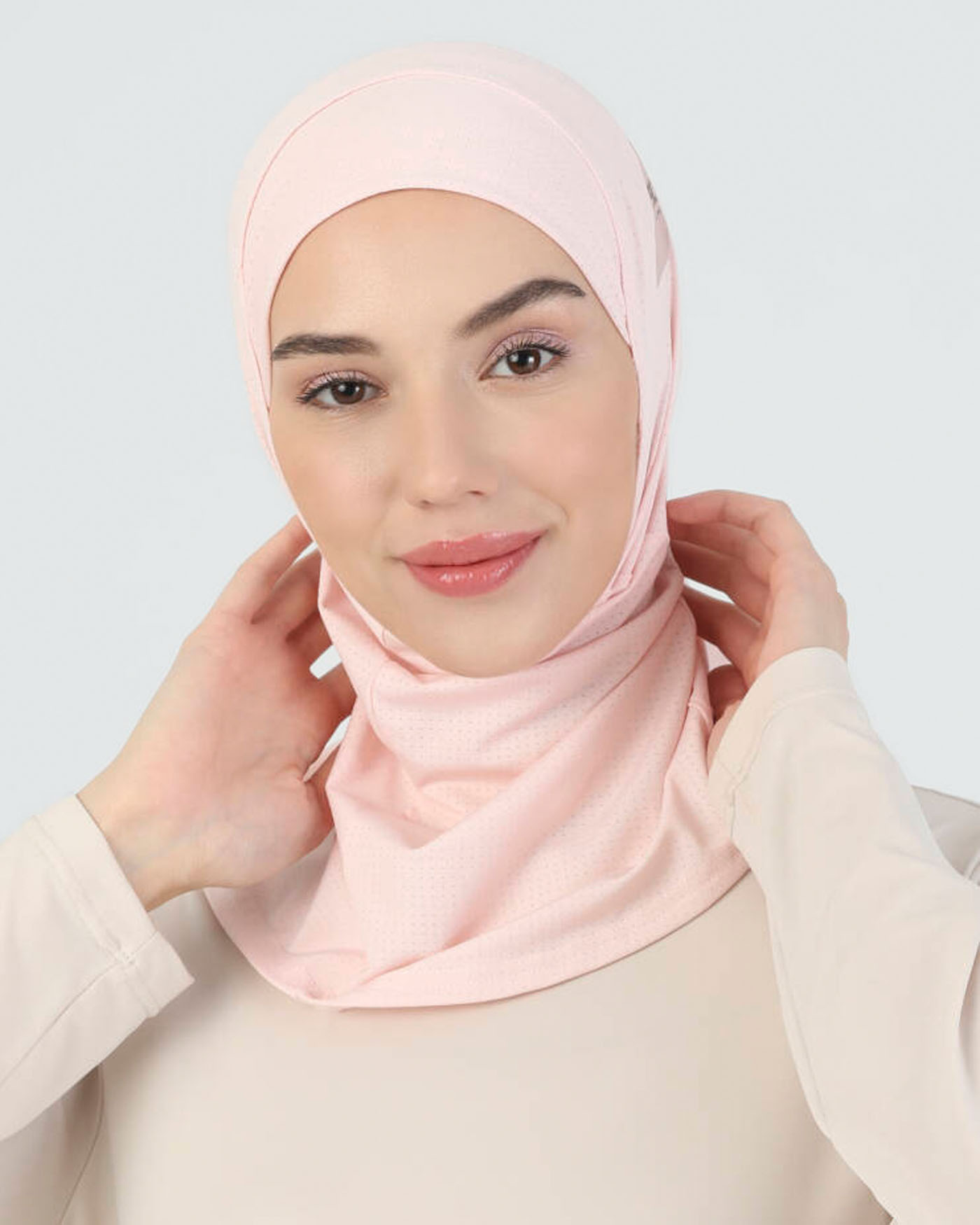 Sport Hijab - Airflow  - Powder Pink - 2