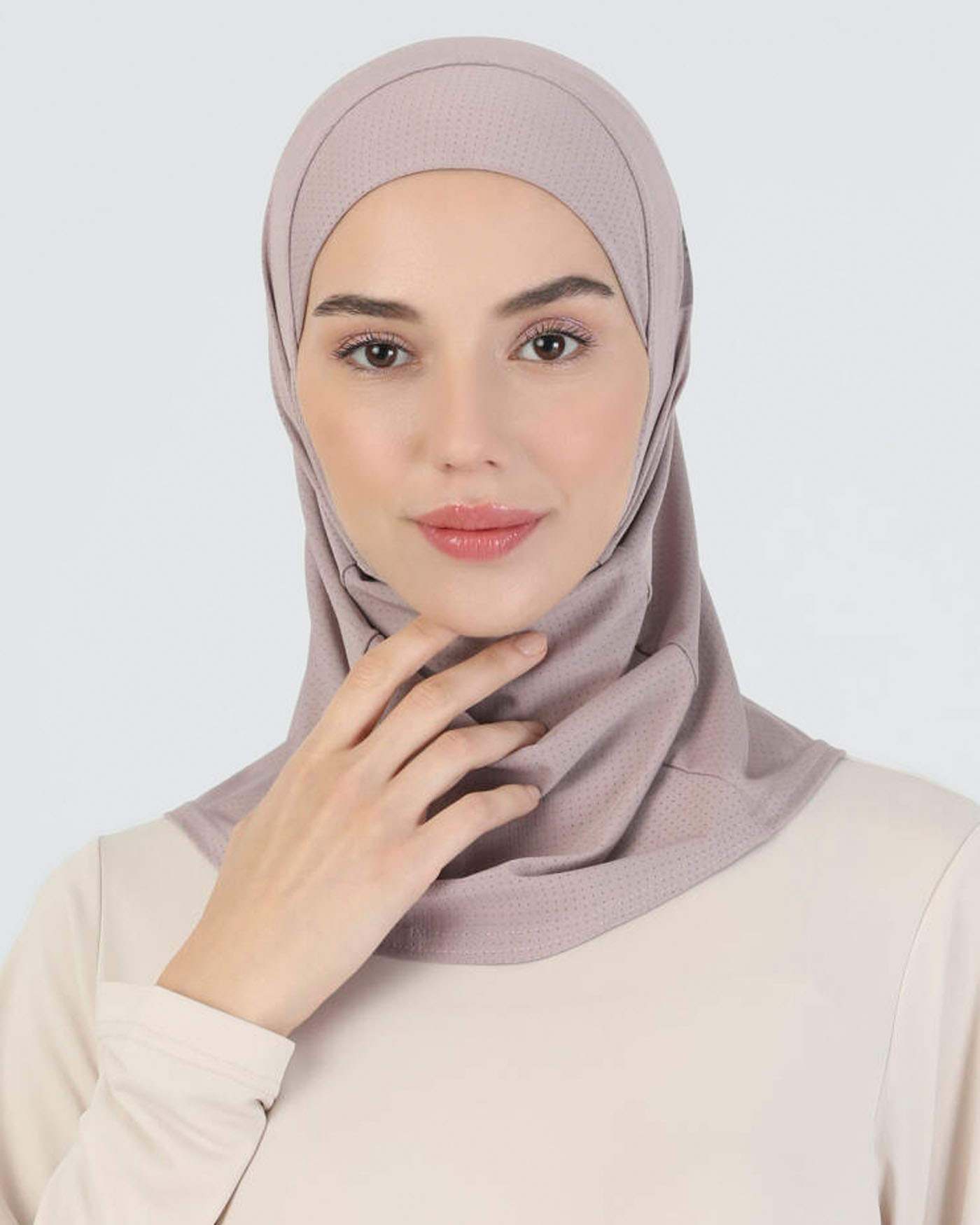 Sport Hijab - Airflow  - Taupe - 4
