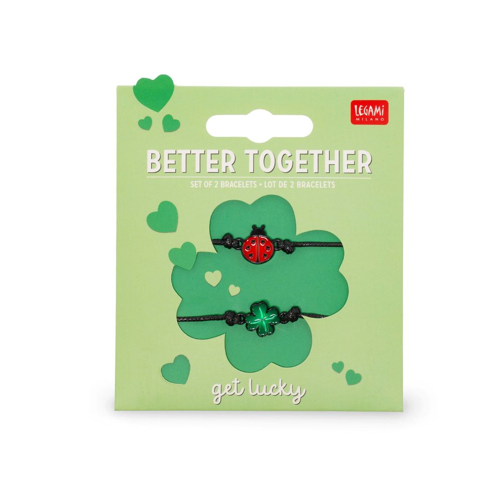Better Together - Ladybug, Set of 2 bracelets