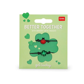Better Together - Ladybug, Set of 2 bracelets