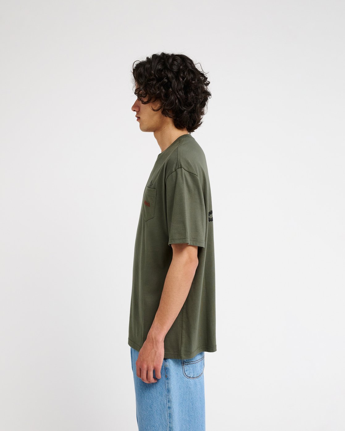 RVCA t-shirt Nature Calling pocket sage leaf - 4
