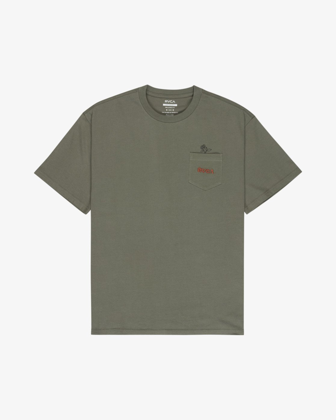RVCA t-shirt Nature Calling pocket sage leaf - 5