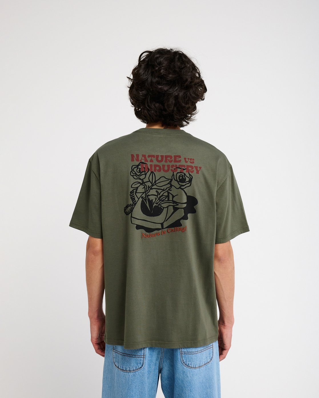 RVCA t-shirt Nature Calling pocket sage leaf - 2