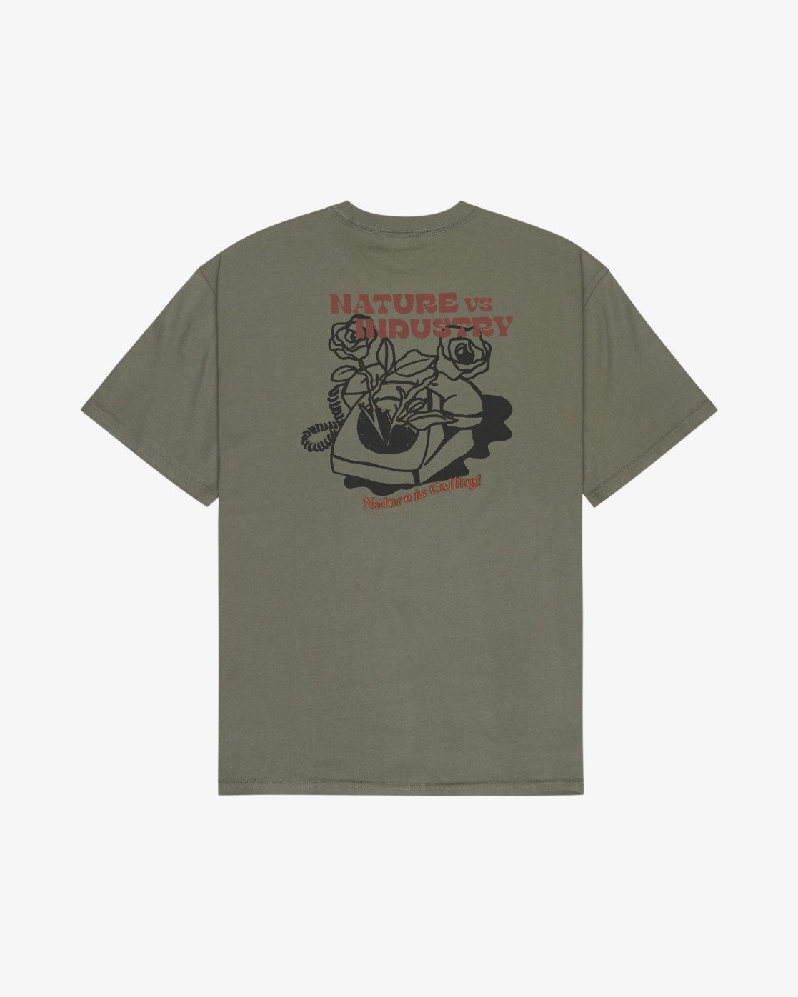 RVCA t-shirt Nature Calling pocket sage leaf - 6