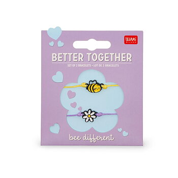 Better Together - Bee, Set of 2 bracelets