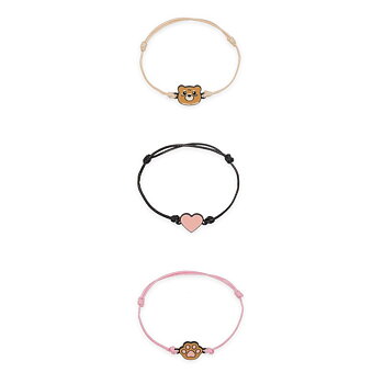 Better Together - Teddy Bear, Set of 3 bracelets