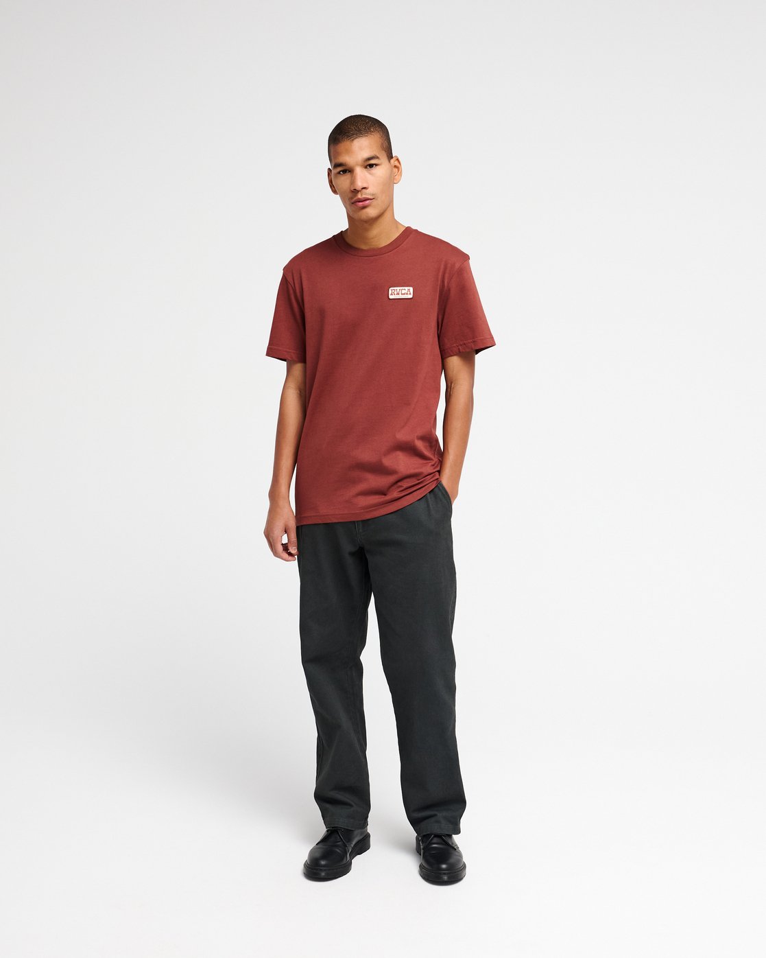 RVCA t-shirt Old West red - 8