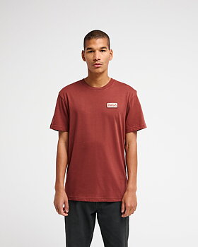 RVCA t-shirt Old West red