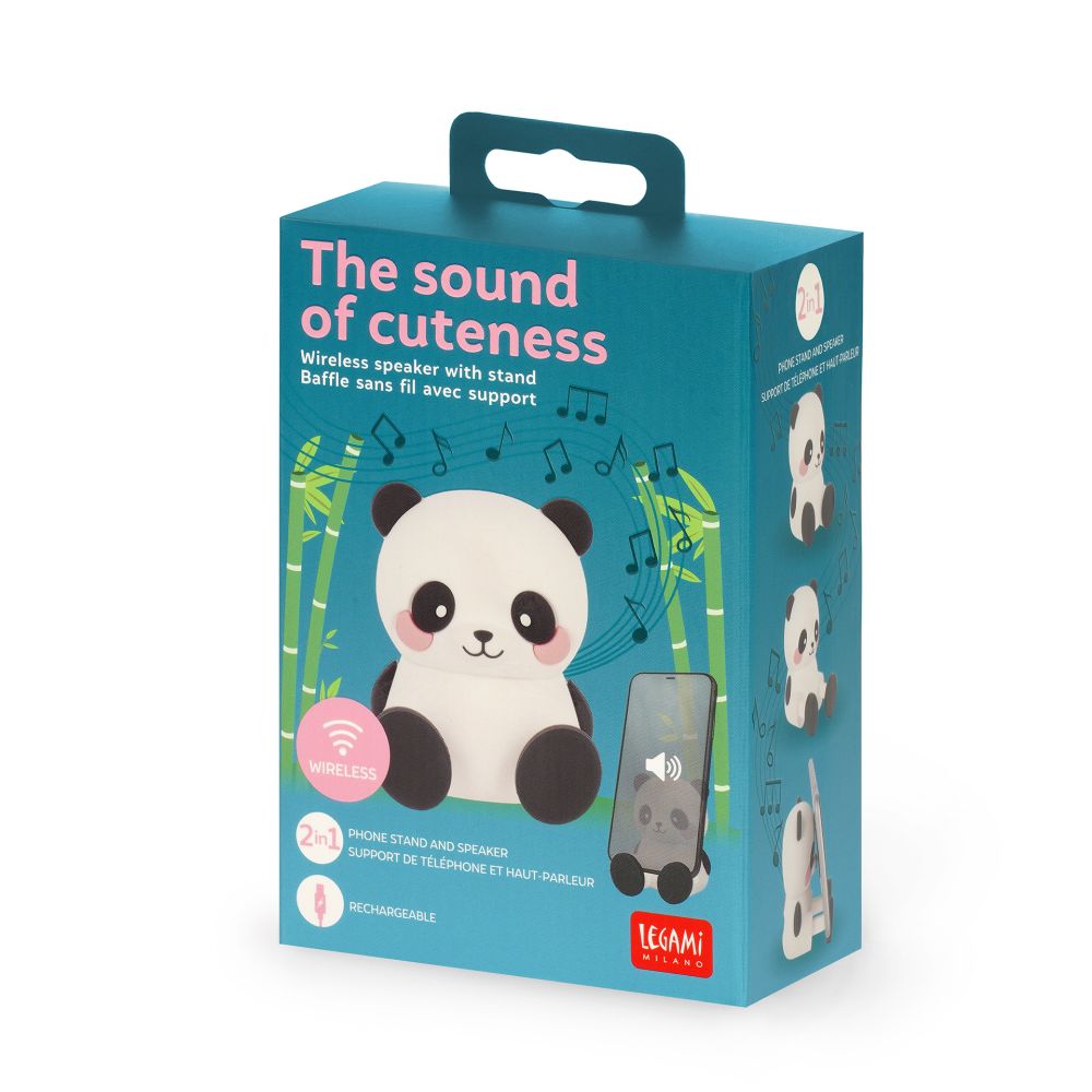 The sound of cuteness, Panda, trådlös högtalare med mobiltelefonställ - 3
