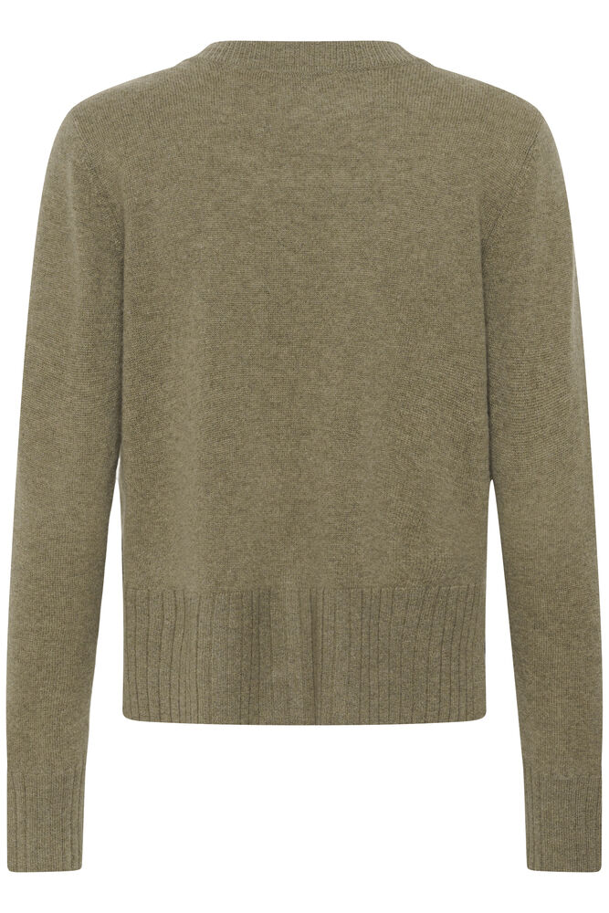 Culture Taia Arrow Cardigan Green Melange - 2