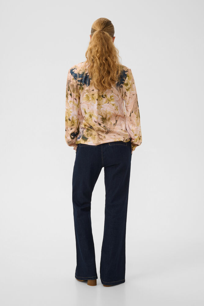 Culture Andora Berna Blouse Blue/Green Swirl - 4