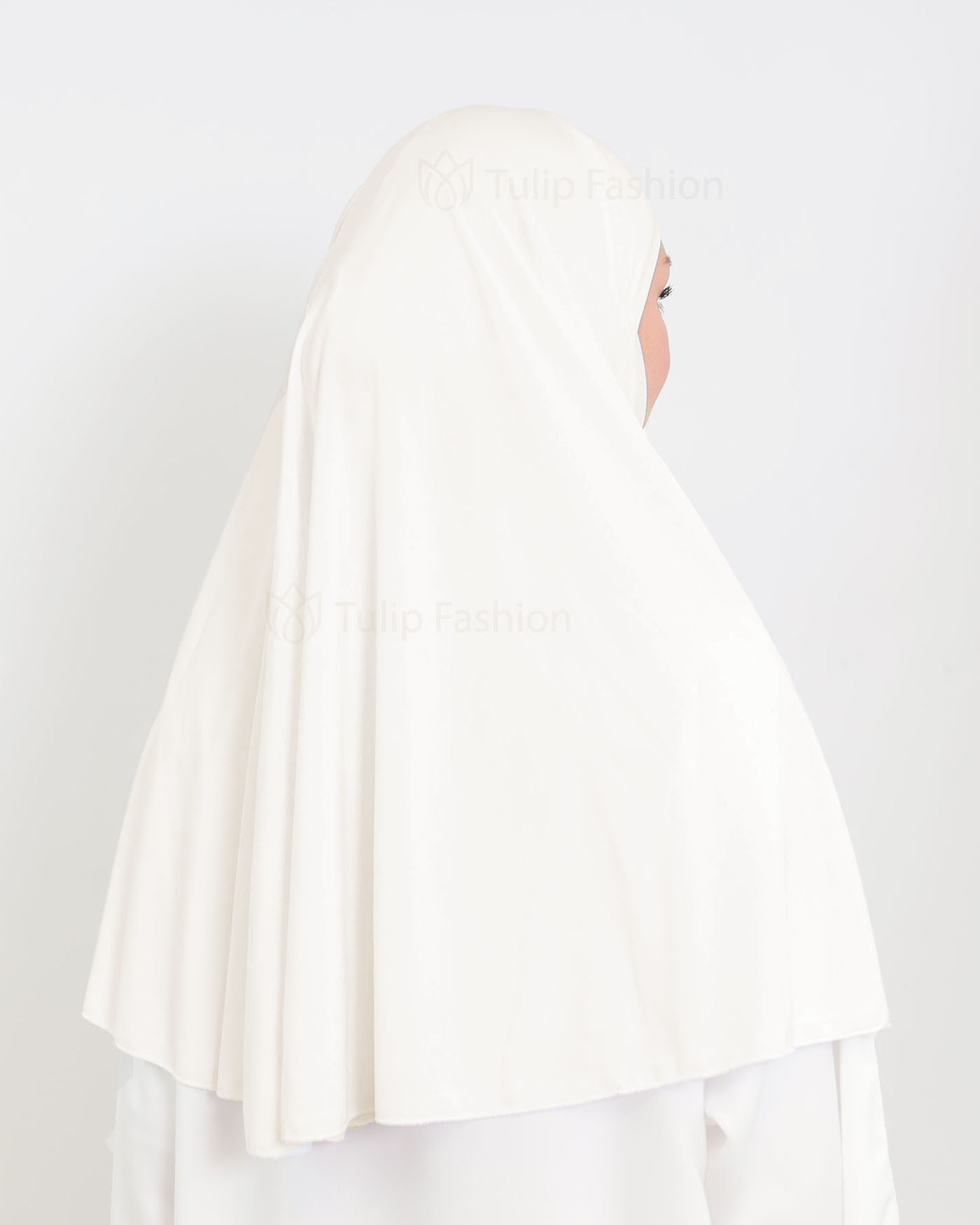 Hijab - Al Amira X-Large Lycra - Off-White - 3
