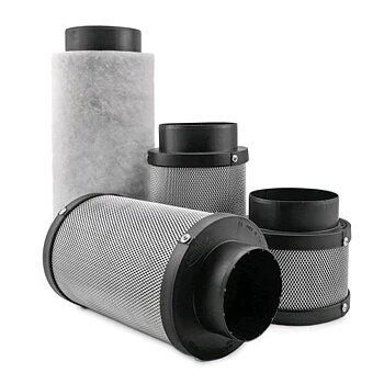 Airontek Kolfilter 100 mm – 100–140 m³/h | Aktivt Kolfilter för Odling