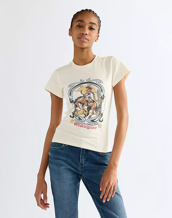 Wrangler rodeo shrunken tee - 2