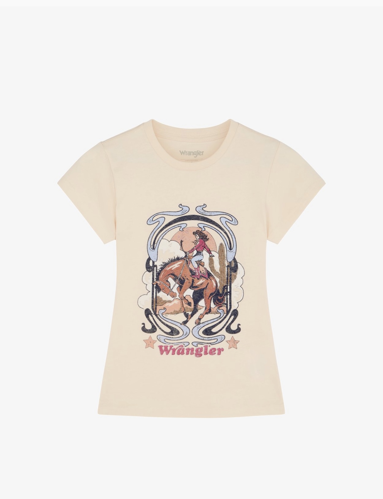 Wrangler rodeo shrunken tee