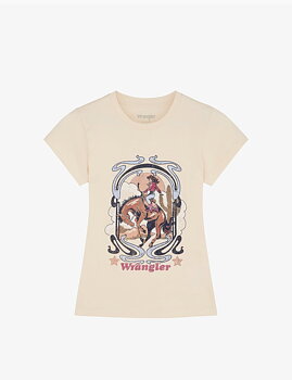 Wrangler rodeo shrunken tee