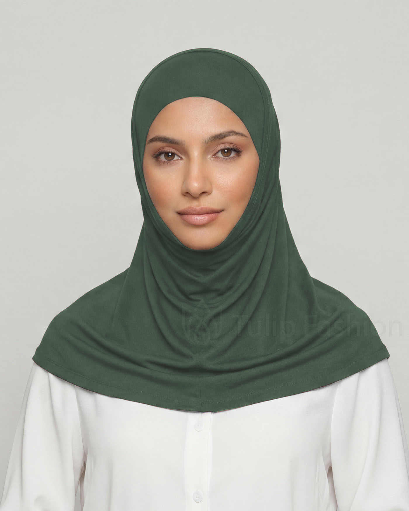 Hijab Al Amira Viscose - Khaki Green