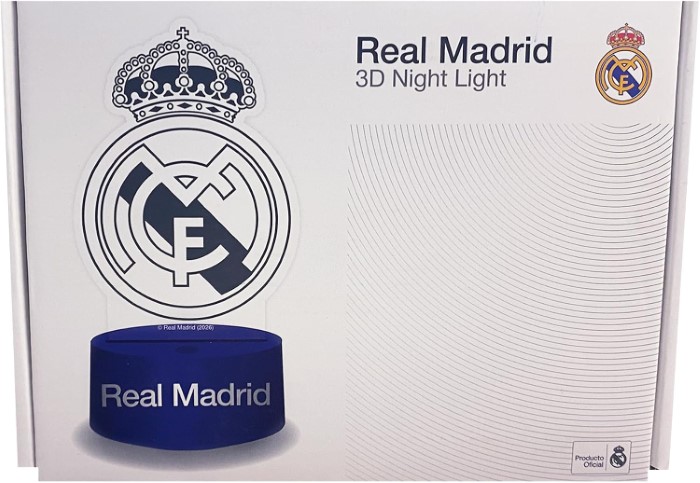 Real Madrid 3D-lampa med fjärrkontroll och 16 färger - 5