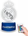 Real Madrid 3D-lampa med fjärrkontroll och 16 färger