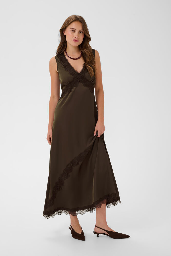Saint Tropez Taegan Dress Chocolate Brown - 3
