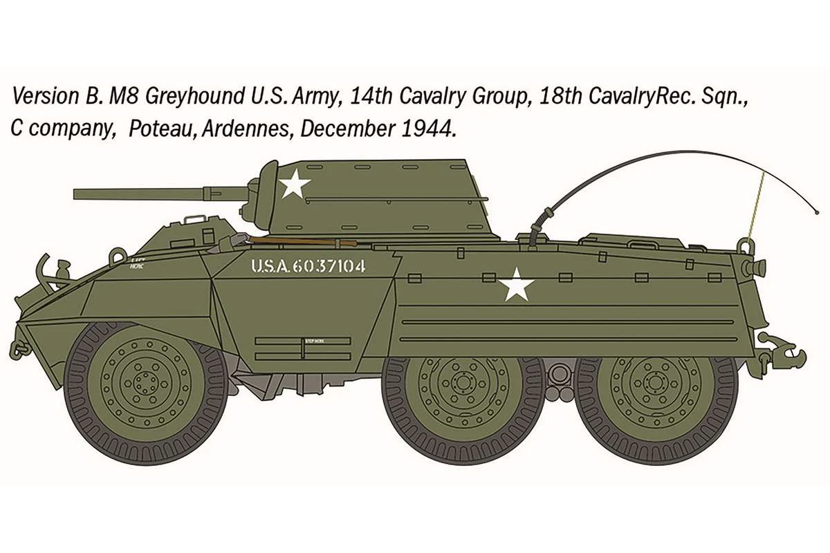 M8 Greyhound & M20 1/72 - 6