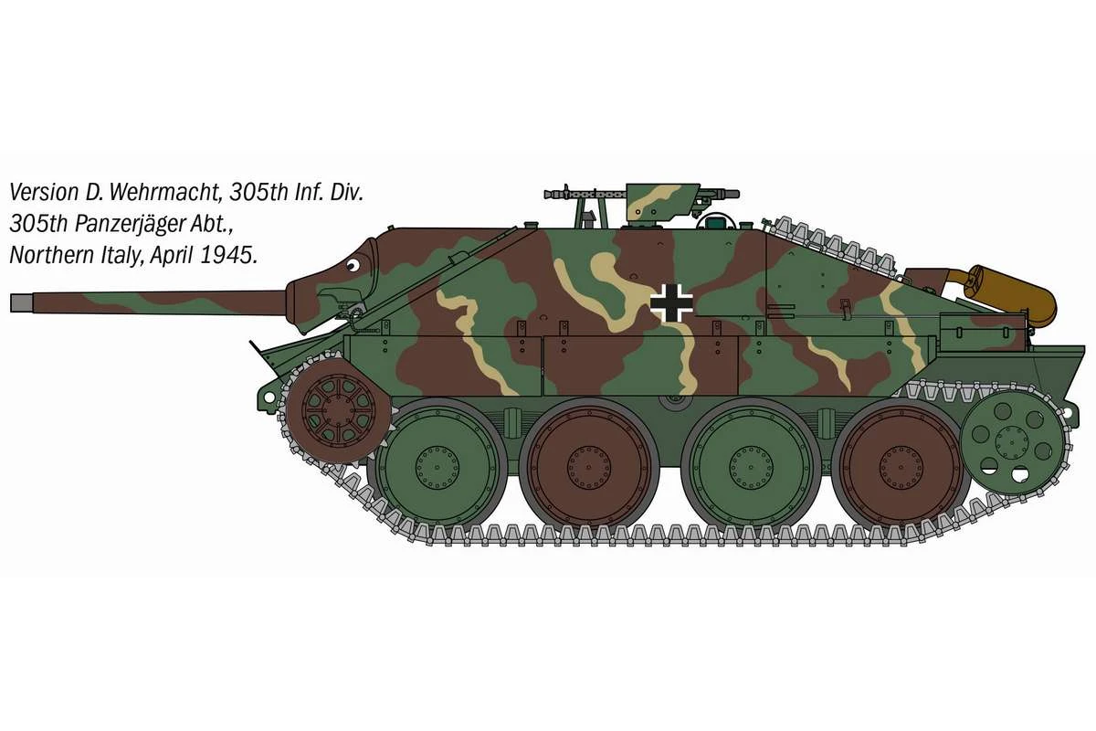 Jagdpanzer 38(t) Hetzer, tysk pansarvärnskanon 1/35 - 2