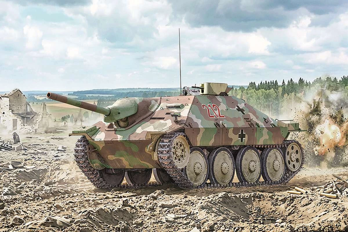 Jagdpanzer 38(t) Hetzer, tysk pansarvärnskanon 1/35 - 7