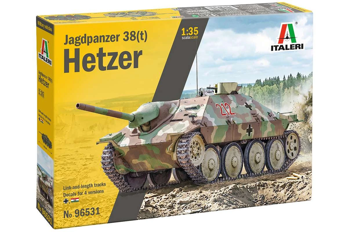 Jagdpanzer 38(t) Hetzer, tysk pansarvärnskanon 1/35