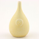 Sven Wejsfelt (1981) Yellow Raindrop Vase with Sun Relief 10 cm (2)