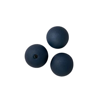Polarispärlor 10 mm åskblå 10 st
