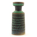 Stig Lindberg (1962) Unique Turquoise/Brown Vase 7 cm