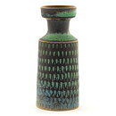 Stig Lindberg (1962) Unique Turquoise/Brown Vase 7 cm