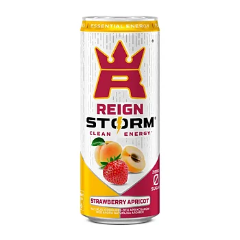 Reign Storm Energy Strawberry Apricot 35,5 cl – Sockerfri energidryck