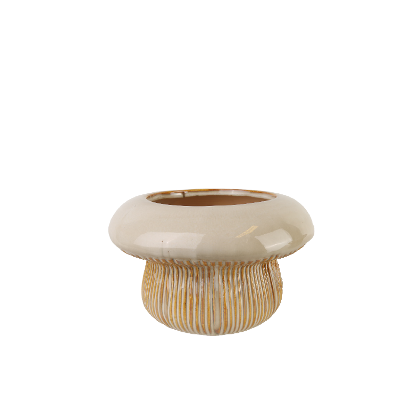 Kruka Svamp Beige
