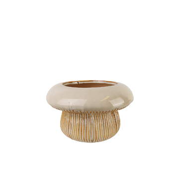 Kruka Svamp Beige
