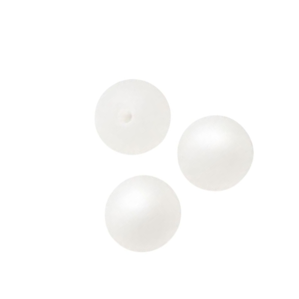 Polarispärlor 10 mm vit 10 st
