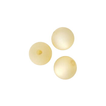 Polarispärlor 10 mm beige 10 st