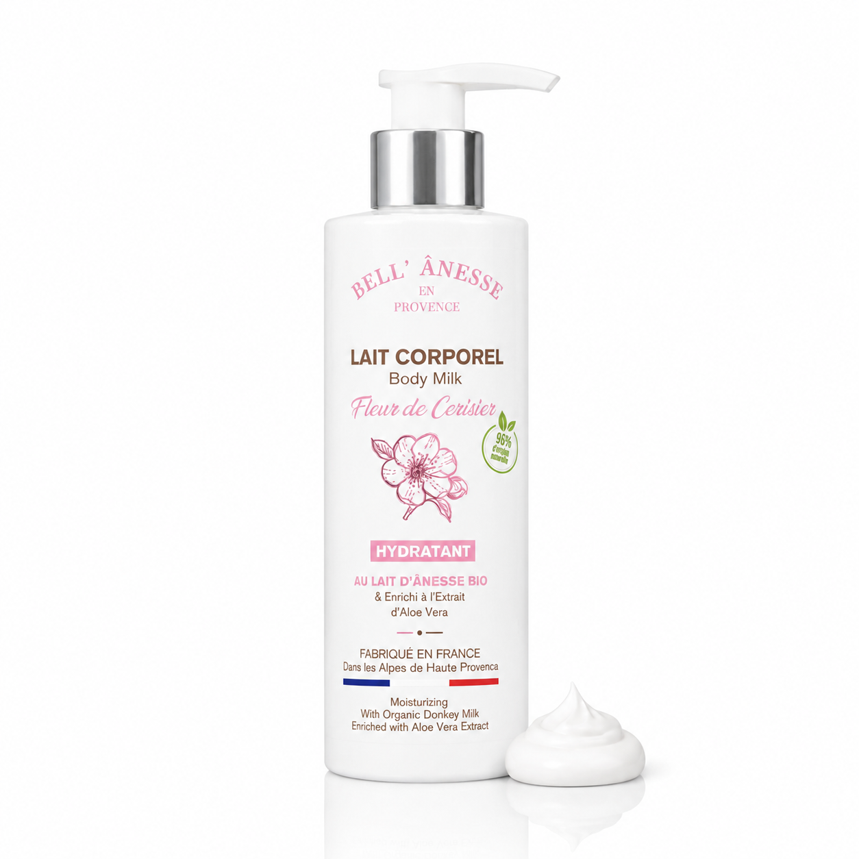 Ekologisk Åsnemjölk Kroppslotion Körsbärsblommor 250 ml