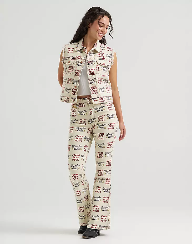 Wrangler X Coors flare jeans  - 8