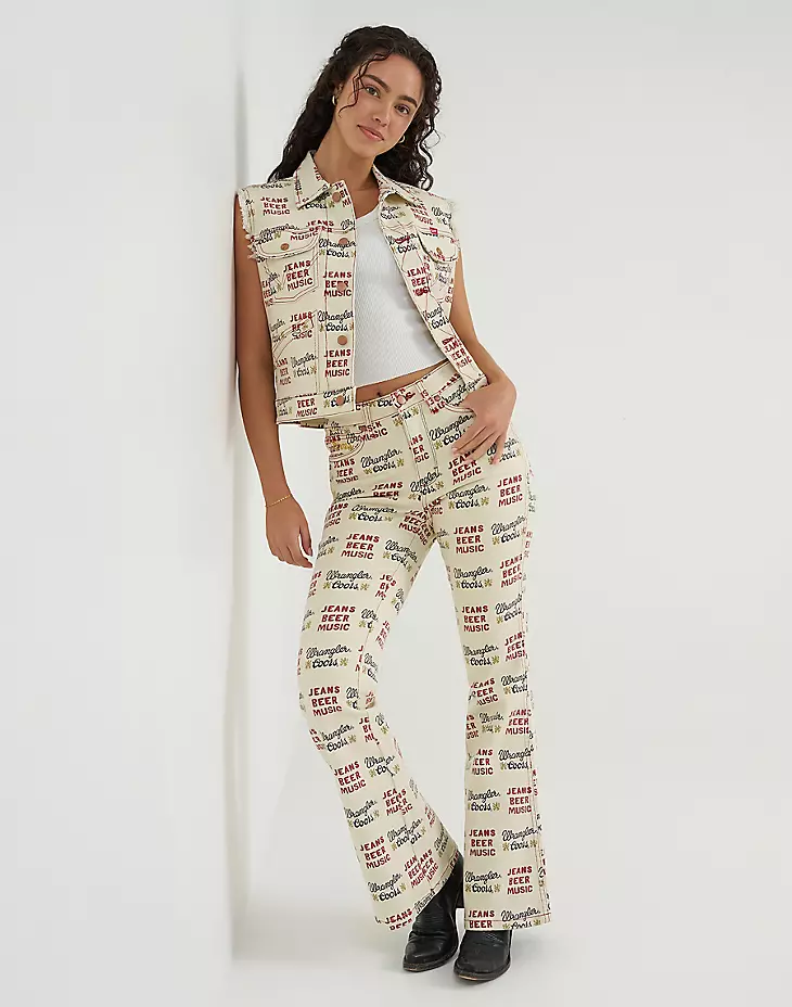 Wrangler X Coors flare jeans  - 6