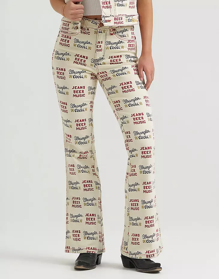 Wrangler X Coors flare jeans  - 5